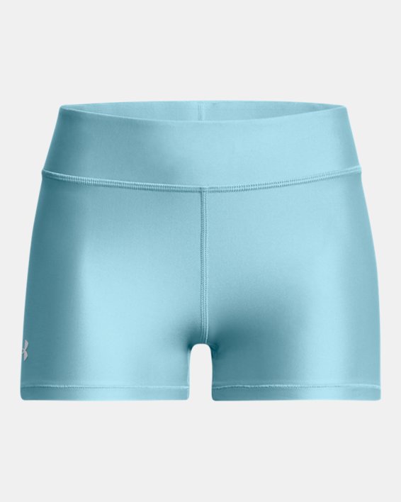 Women's HeatGear® Mid-Rise Shorty in Blue image number 4